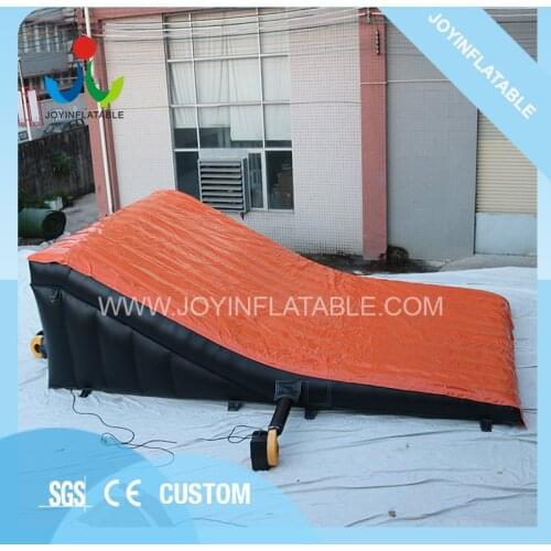 Custom Extreme Sport FMX Stunt Freestyle Big inflatable Landing sloped Jump Air Bag Mat For Sale
