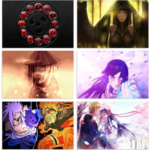 Classic Anime Naruto Canvas Painting Sasuke Poster Mural Living Room Bedroom Modern Home Decoration No Frame