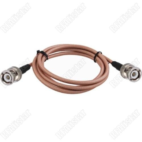 BNC Male Plug to BNC Male Straight RG400 RF Adapter Coaxial Pigtail Cable RG-400 30cm/50cm/1M/2M/3M/5Meter Or Customize Service