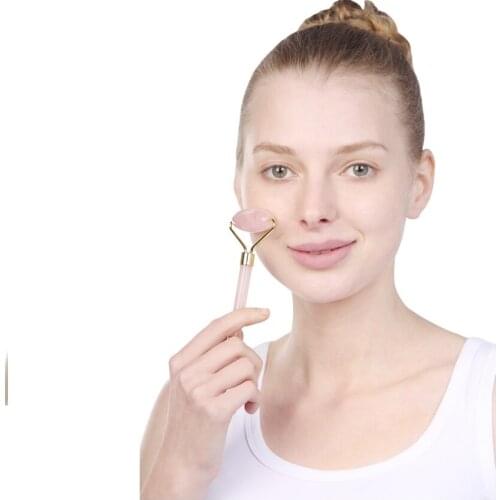 Facial Massage Face Lift Hands Body Skin Eye Face Neck Thin Relaxation Roller Double Heads Jade Stone Slimming Skin Board