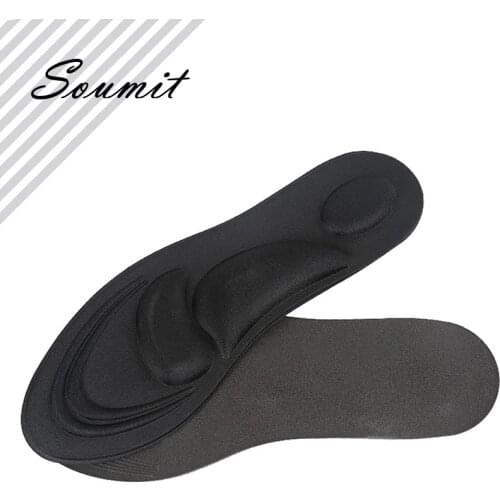 4D Massage Insoles Soft Sponge Arch Support Orthotic Foot Inner Pads For Shoes High Heels Men Women Cushion Soles Spurs