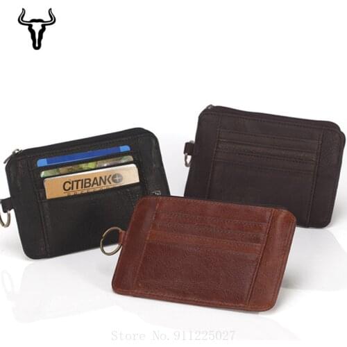 Xiaomi Men Women Mini Wallet Genuine Leather Card Holder Casual Multi-card Coin Purse