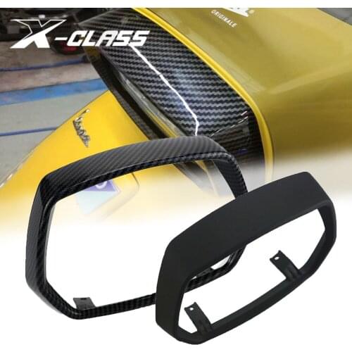 Motorcycle Headlight Cover HeadLamp Guard Protector Black Carbon Accessories for VESPA Sprint 150 ABS 2016 2017 2018 2019 2020