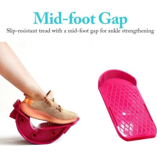 Foot Rocker Calf Ankle Stretch Board For Achilles Tendinitis Muscle Stretch Foot Stretcher Yoga Fitness Sports Massage Pedal 4