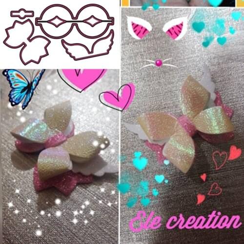 New Bow Flower Metal cutting Die scrapbook Decoration embossed Photo album Decoration Card making DIY Handicrafts