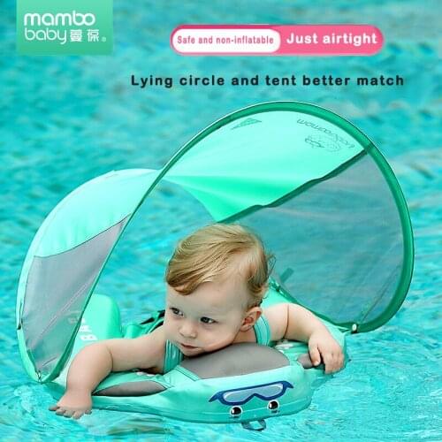 Baby Floater Infant Swimmers Non-Inflatable Float Child Lying Swimming Ring Swim Waist Float Ring Floats Pool Toys Swim Trainer