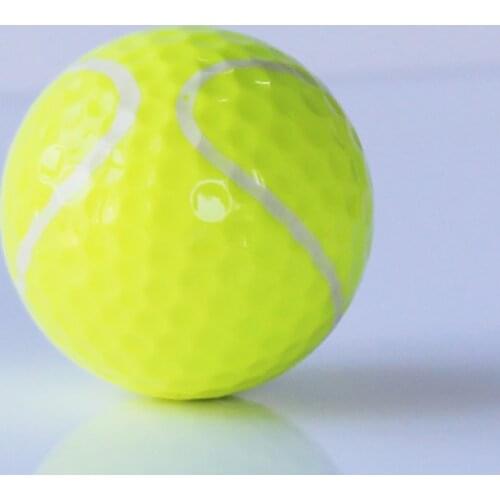 New Similar Tennis Ball Golf Ball Two Layers Golf Ball Golf Game Ball Hot Sale 6pcs/lot