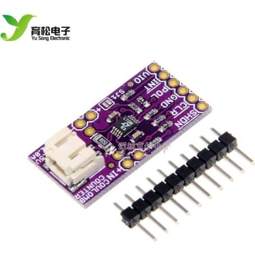LTC4150 coulomb counter, battery power detection module, violent current detection sensor