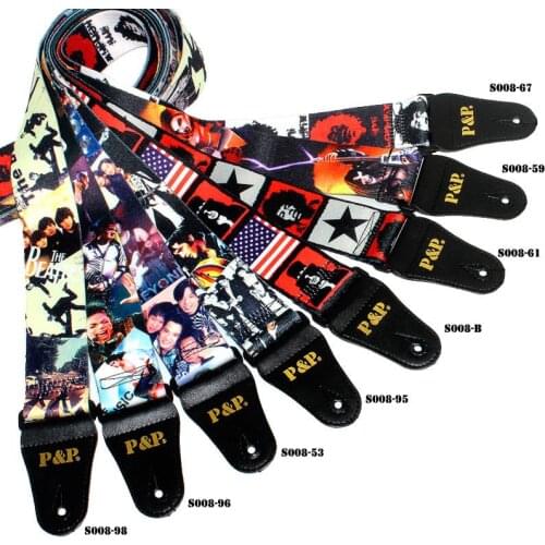 Pattern Guitar Strap Electric Guitar Acoustic Guitar Folk Guitar Bass Strap