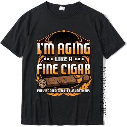 Humorous Smoke Cigar Smoker Quote Funny Cigar Lover Gift T-Shirt Faddish Student Tops Tees Print T Shirt Cotton Summer