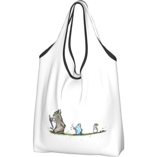 Totoros Lovely Cat Canvas Bag Women Cheap Bag Anime Manga Chibi Ins Shipping Bag