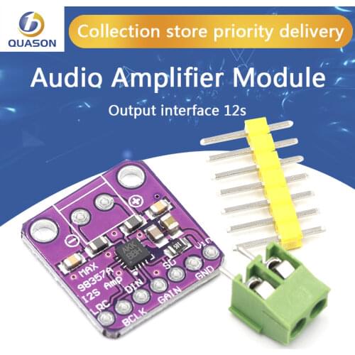 Max98357 3w Class D Amplifier Breakout Interface I2s Dac Decoder Module Filterless Audio Board For Raspberry Pi Esp32