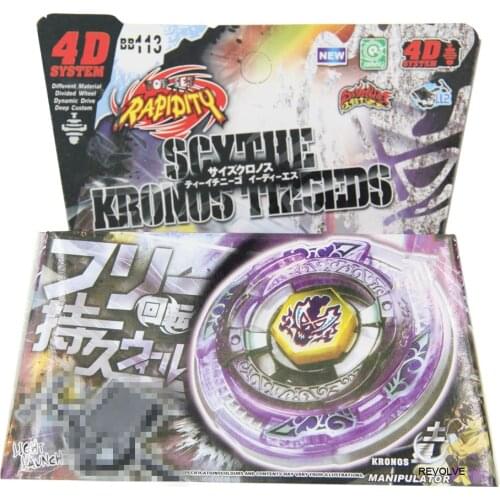 Scythe Kronos Metal Fight 4D Spinning Top BB-113 WITH LAUNCHER Drop Shopping