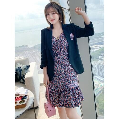 High quality Solid color simple casual suit coat 2021 summer new pattern