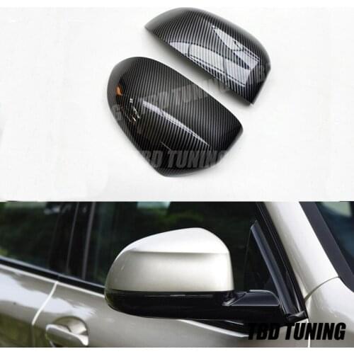X5 G05 Carbon Fiber Look Mirror Cover For BMW X3 G01 X4 G02 2018 2019 xDrive28i xDrive35i xDrive40i Side Rear View Mirror Cover