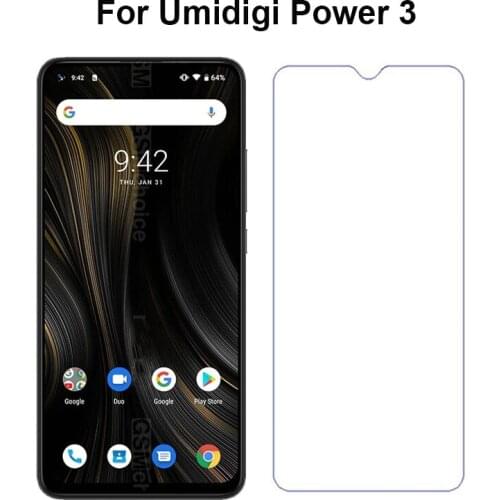 Tempered Glass for UMI Umidgi Power 3 Power3 Protective Phone Film Screen Protector Mobile Phone for Umidigi Power 3 Glass Cover