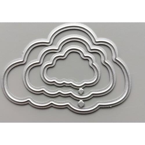 2021 Clouds Metal Cutting Dies DIY Scrapbooking Paper Photo Album Crafts Mould Cards Embossing Mold Stencils for Decor