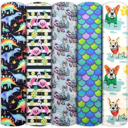 50*150cm Animals Dinosaurs Double Brushed Poly Knit Cotton Fabric Sewing Quilting Needlework Material DIY Handmade Cloth,c13939