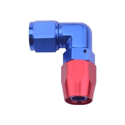 8 AN AN-8 90 degree Aluminum Enforced Hose End Fitting Adapter Free Shipping