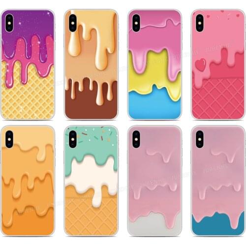 Melting Ice Cream Phone Case For Asus Zenfone 7 Pro ZS671KS ZS670KS 6 5 5Z 4 Rog Phone 2 3 Max Pro M1 Plus M2 Shot Lite L1 Cover