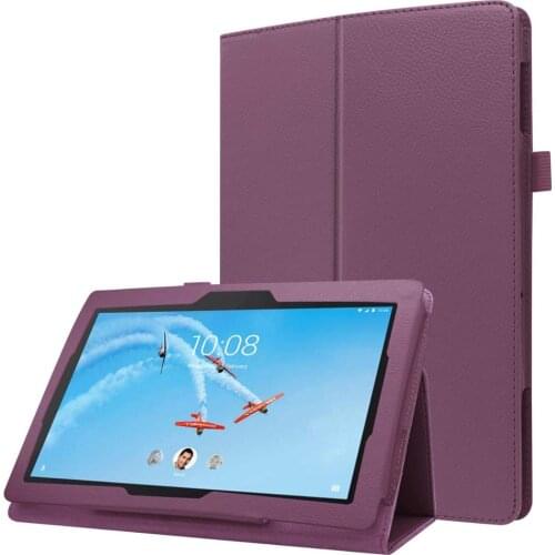 Funda for Lenovo Tab M10 10.1 TB-X605L Folding Stand Flip Case PU Leather Cover for Lenovo Tab P10 TB-X705L 10.1 Inch Cases