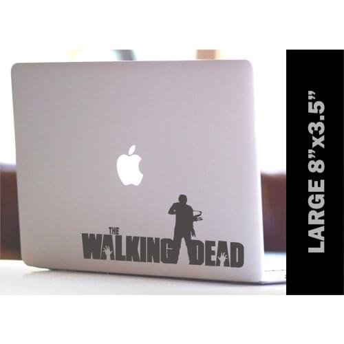 THE WALKING DEAD Daryl with Crossbow CUSTOM VINYL DECAL 20x8.75cm