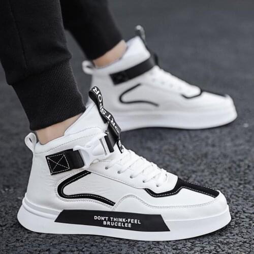 Spring Autumn White Mens shoes Messi high-top shoes outdoor skateboarding shoes black red mens casual sneakers