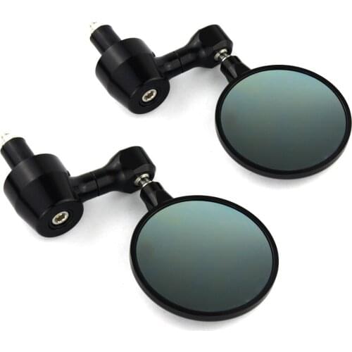 Motorcycle Mirrors 7/8“ 22mm ”CNC Handle Bar End Mirrors Fr Cafer Racer Triumph Bonneville Tiger Anti Glare Rear view Mirrors