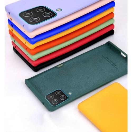 A50 A70 M31S M31 M21 M51 A20 Soft Cover A31 A41 A51 A71 A10 A30 Liquid Silicone Case for Samsung Galaxy A12 A42 A01 A11 A21S