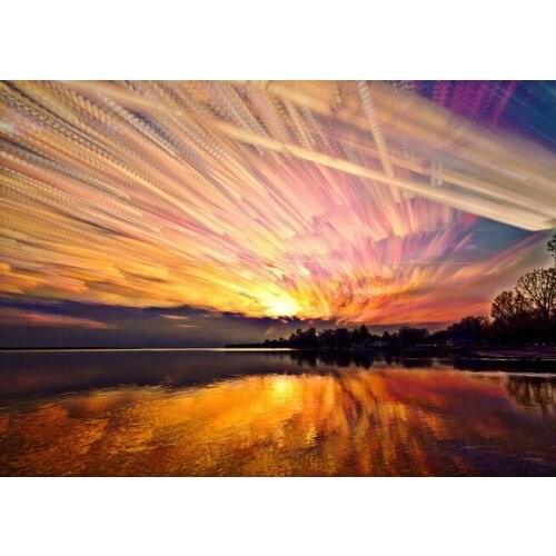 C08742 11CT/14CT/18CT/25CT/28CT night snowing patterns Counted Cross Stitch DIY Cross Stitch Kits Embroidery Needlework Sets