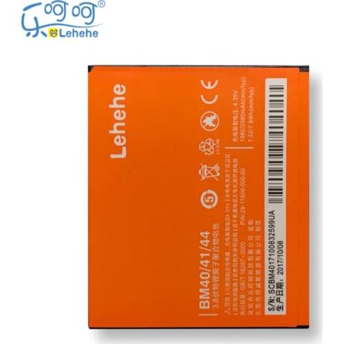Original LEHEHE Battery BM41 For Xiaomi 2A Redmi 1S Redmi 2 2080mAh High Quality Replacement Bateria Free Tools Gifts