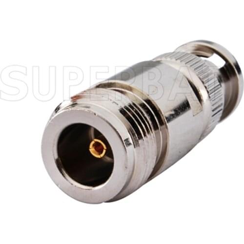 Superbat 5 pcs N-BNC adapter N Female Jack to BNC Male Plug straight RF Coaxial Connector