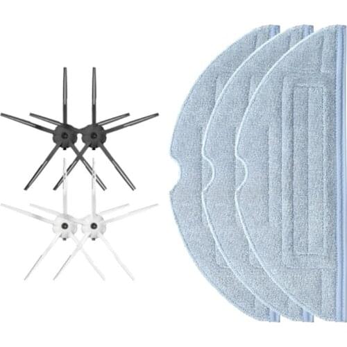 Mopping Cloths Side Brush for Xiaomi Roborock T7 T7Plus S7 Vacuum Cleaner Cleaning Pads Robot Vacuum Part