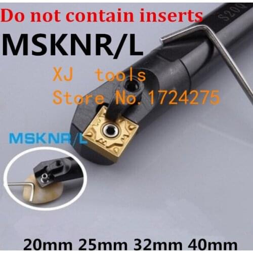 Angle 75 1PCS S20R-MSKNR12 S25S-MSKNR12 S32T-MSKNR12 S40T-MSKNR12 MSKNL12 20mm 25mm 32mm 40mm Right/Left CNC Turning Lathe tools