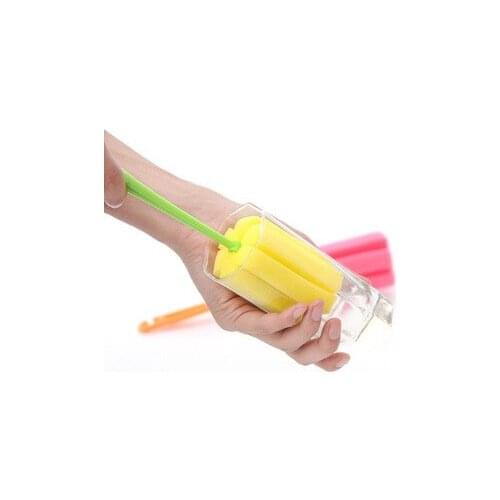 Top Quality Cheap Uesful Sponge Brush Bottle Cup Glass Washing Cleaning, Kitchen Item Cleaner Tools for Dish