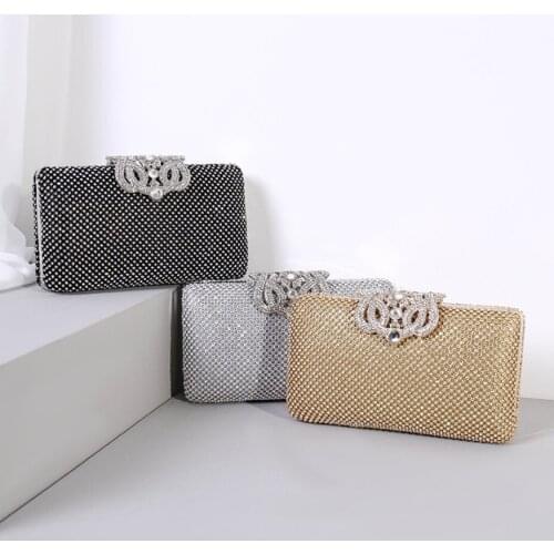 Women party Evening bags Clutch Bag gift box bag Minaudiere Wedding Party Handbags Purses Metal Clutches female cross body bags