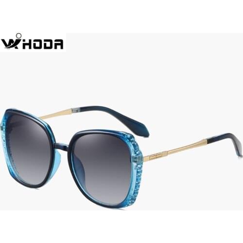 WIHODA 2020 Women Square Oversized Polarized Sunglasses ,Driving Female TAC Gradient Lens UV 400 Protection Sun Glasses S198