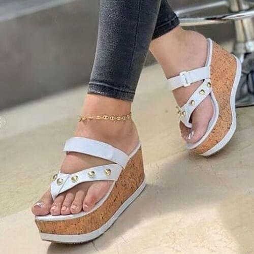 Woman Wedges Slippers Casual Shoes Ladies Fashion Slip-On Female High Quality Sandals Woman Shoes Zapatos De Sandalia 2021