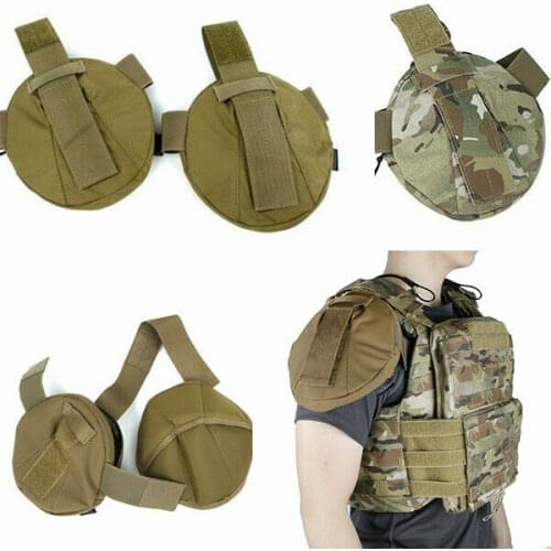 1 pair) Tactical Shoulder Armor Guard Protector for CPC AVS Tactical Vest TMC2681-CB/MC