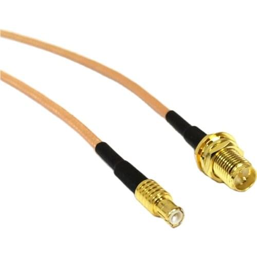 1PC New RP-SMA Female to MCX Male Straight RG316 Coaxial Cable 15CM 6" Adapter Pigtail Wire Connector