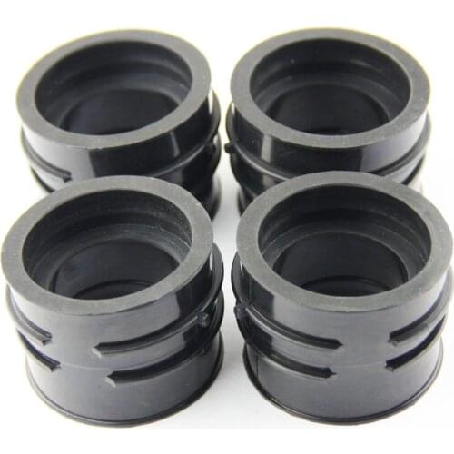 4pcs Motorcycle Carburetor Interface Manifold Intake Glue for Kawasaki GPZ900R Ninja ZX900A GPZ900 RNinja Anti Dive 16065-1108