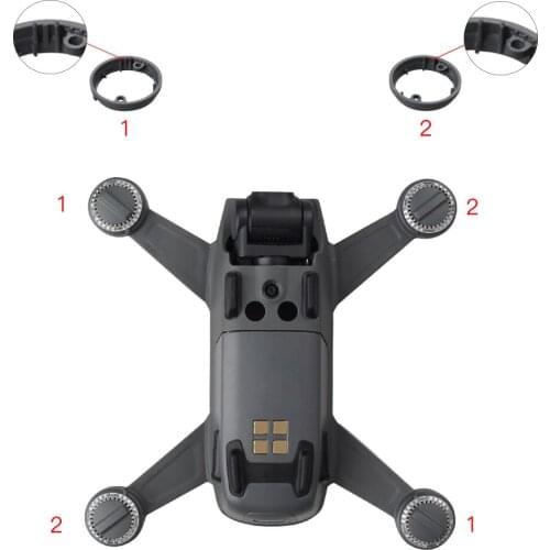 4PCS for DJI Spark Drone - LED Shade Lights Lamp Cover & Lamp Cover Plate/Base for Spark Lamp Protection Component Replacement