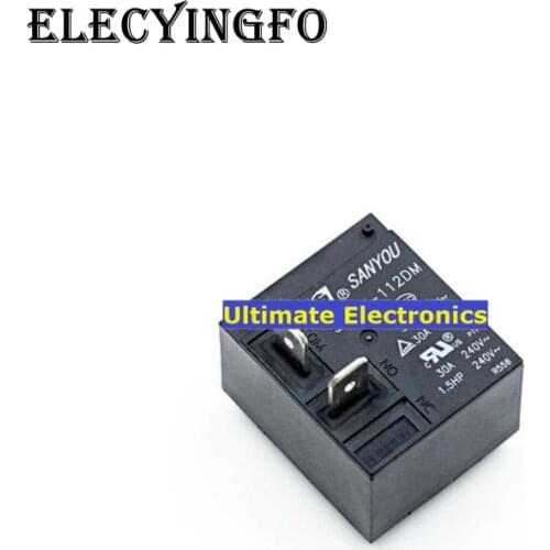 5pcs SLI-S-112DM relay 12VDC a group of normally open 4 feet 30A 250VAC