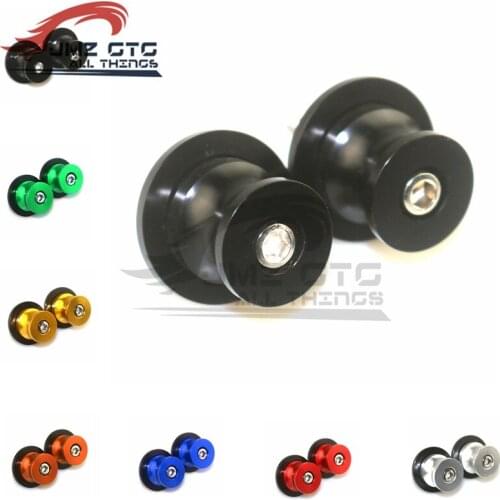 6MM Motorcycle CNC Aluminum Swingarm Spools Slider Stand Screw For Aprilia RSV1000 Mille RSV1000 Mille R Tuono/R/ V4R with