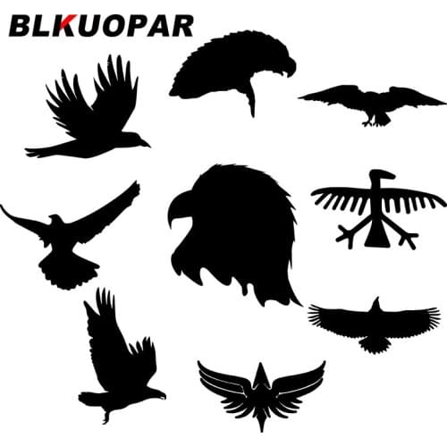 BLKUOPAR for Eagle Car Stickers Fashionable Scratch-Proof Decals Graffiti Die Cut Simple Bumper Caravan Decor Car Goods