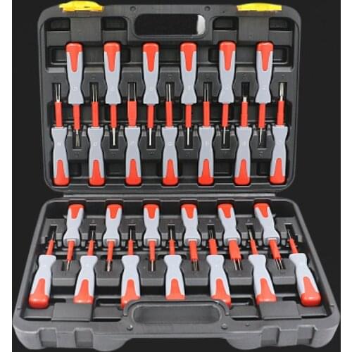 Car terminal disassembly needle retractor steel tool kit wire harness plug unlocking tool terminal needle retractor