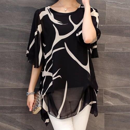LANJING Short Sleeve Blouses