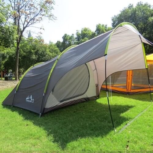 Laputa 3-4 Person Double Layer One Hall One Bedroom Waterproof Camping Tent Large Gazebo Sun Shelter Barraca