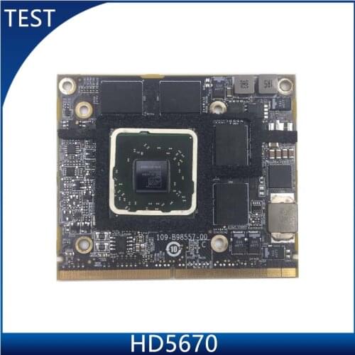 Original For IMac Graphics Video Card 2010 A1312 A1311 109-B98557-00 For ATI Radeon HD5670 HD5670m 512MB
