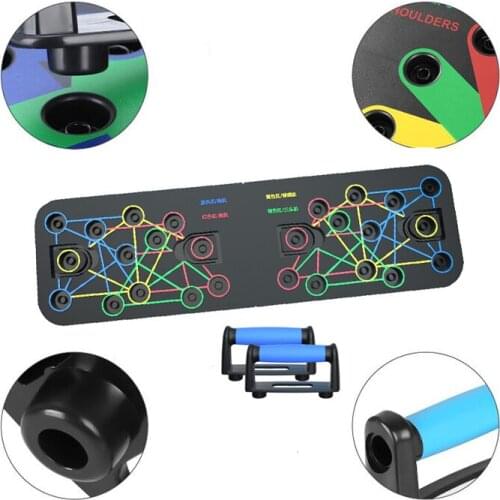 Exercise Portable Complete Foldable Training Push Up Board, Gym Equipment for Fitness Chest Muscle Power